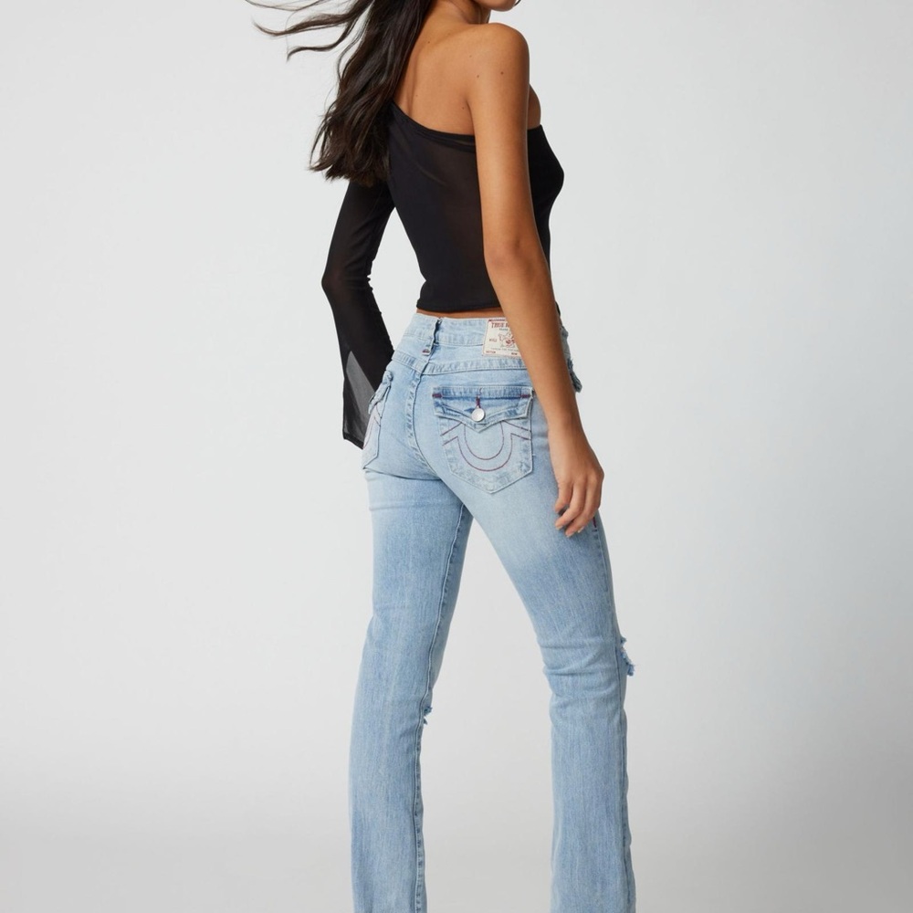 True Religion Light Blue Boot Cut Jeans